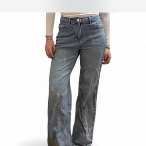 Yves Saint Laurent Light Blue Flare Jeans